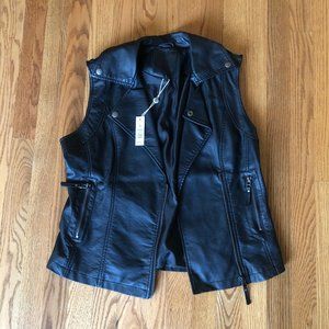 *NWT* Armani Exchange Studio Leather Vest